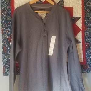 Men's Long Sleeve Henley Shirt